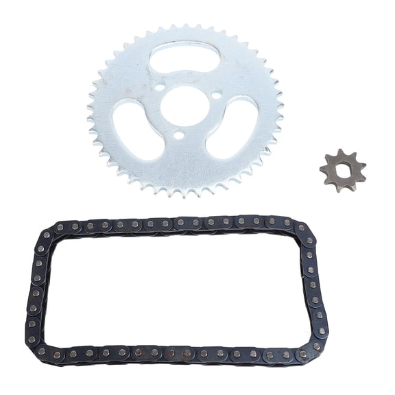BIMZUC T8F Front Rear Sprocket Chain Kit 50 Links 44T 9T for Karts