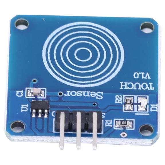 BIMZUC TTP223B Digital Touch Switch Sensor Module Capacitive Touch Tact Switch Self-Locking Momentary Toggle Sensor Button Module for Electronic DIY Projects (10 inches / 25.4 cm)