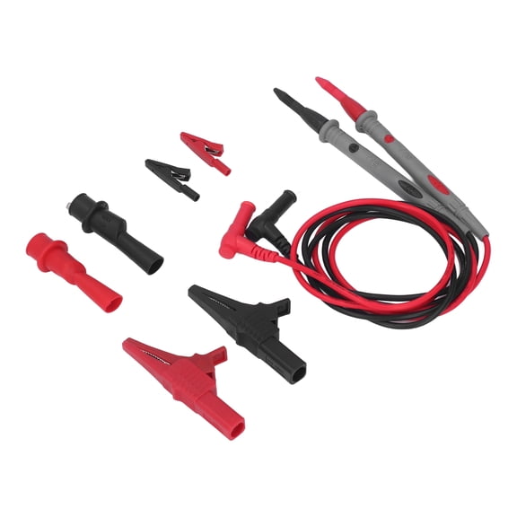 BIMZUC Test Lead Clip Set Automotive Crocodile Clips Repairing Diagnostic Multimeter Probe Kit 7.48 inches / 19 cm JT8013