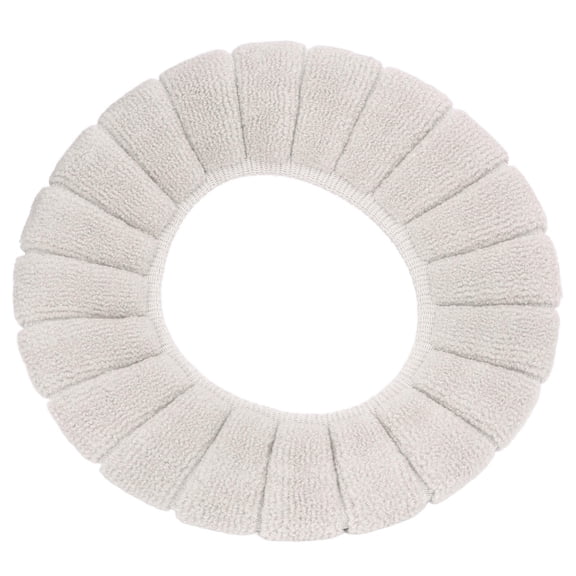 BIMZUC Thickened Washable Toilet Seat Cushion – Warm, Skin‑Friendly, Durable Beige Pad
