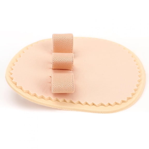 BIMZUC Toe Straightener Bunion Corrector Thumb Adjuster Foot Care for Crooked Hammer Overlapping Claw Toes Separation Relief Pad 3 Holes Right 3 Pack (5.5 inches / 14.0 cm) [cite: 21]
