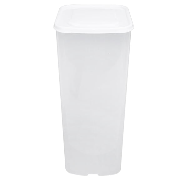 BIMZUC Transparent Bread Saver & Snack Box  Stackable Plastic Container with Lid, Keeps Bread Fresh, Toast, Chips & Nuts  SpaceSaving Kitchen Organizer
