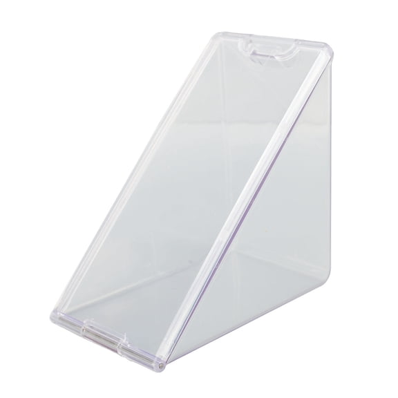 BIMZUC Triangular LeakProof Sandwich Container Transparent, EasyClean, Portable Food Storage Box