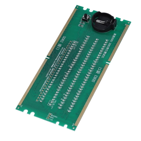 BIMZUC Two in One Desktop PC Motherboard DDR2 DDR3 Test Card With Light Tester 5.2 inches / 13.3 cm