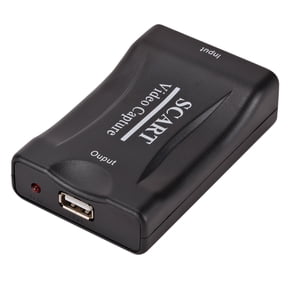 BIMZUC USB 2.0 SCART Video Capture Card Device for Gaming Live Streaming Recorder Home Office DVD Grabber Converter Adapter Plug and Play (3.5 x 2.24 inches / 8.9 x 5.7 cm)