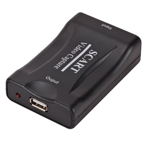 BIMZUC USB 2.0 SCART Video Capture Card Device for Gaming Live Streaming Recorder Home Office DVD Grabber Converter Adapter Plug and Play (3.5 x 2.24 inches / 8.9 x 5.7 cm)