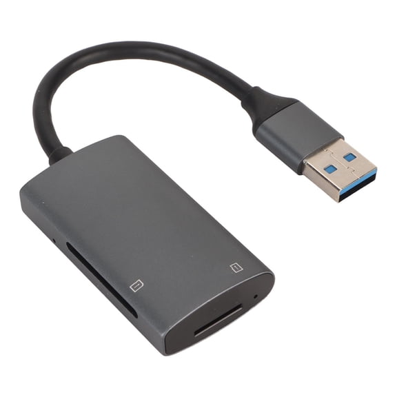 BIMZUC USB 3.0 Memory Card Reader for SD/TF Cards High Speed Portable Aluminum Alloy Adapter for Laptop