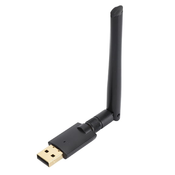 BIMZUC USB Bluetooth 5.1 Adapter Plug and Play Transmitter Receiver with Antenna 656.2ft Long Range Wireless Dongle for PC Windows 11/10/8.1/7 Desktop Laptop Network Adapter