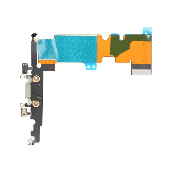 BIMZUC USB Charging Port Connector Flex Cable Replacement for Apple iPhone 8 Plus White 3.15 inches / 8 cm