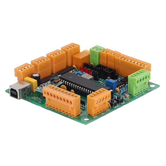BIMZUC USB Interface CNC Motion Control Card PCB Compact Breakout Board Controller for Laptops 4 Axes Supported G Code 25kHz Step Frequency