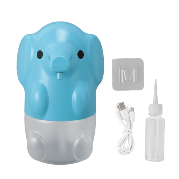 BIMZUC USB‑Rechargeable Touchless Elephant‑Shaped Soap Dispenser – Smart Infrared Induction, Foam Control, Portable for Bathroom & Travel
