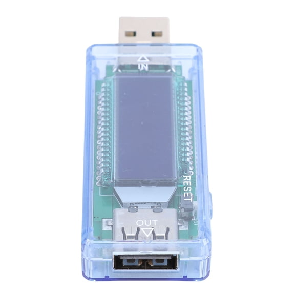 BIMZUC USB Tester Power Meter 195W 6.5A Voltage Current Tester Multimeter Digital Display Capacity Monitor Cable Charger Detector for Power Bank Cell Phone Tablet (5.91 inches / 15 cm)