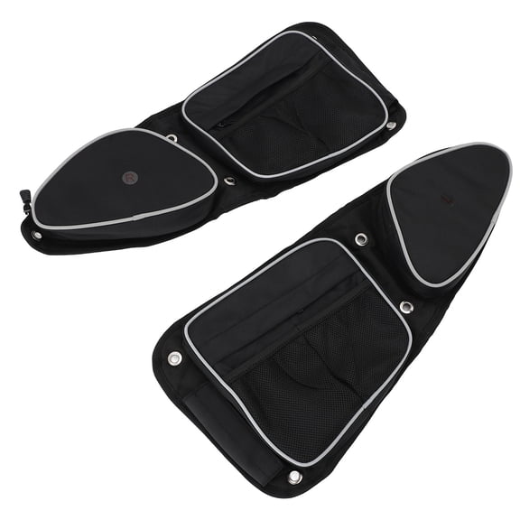 BIMZUC UTV Side Door Bag Front Storage with Knee Pad Oxford Cloth for Polaris RZR XP 1000 (9.45 inches / 24 cm)