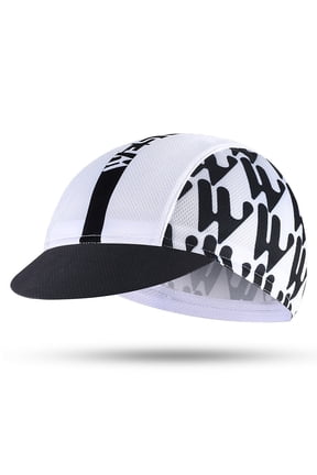 Ultralight Adult Cycle Cap Under Helmet Bicycle Hat Breathable Sunproof Summer Bike Hat Black/White