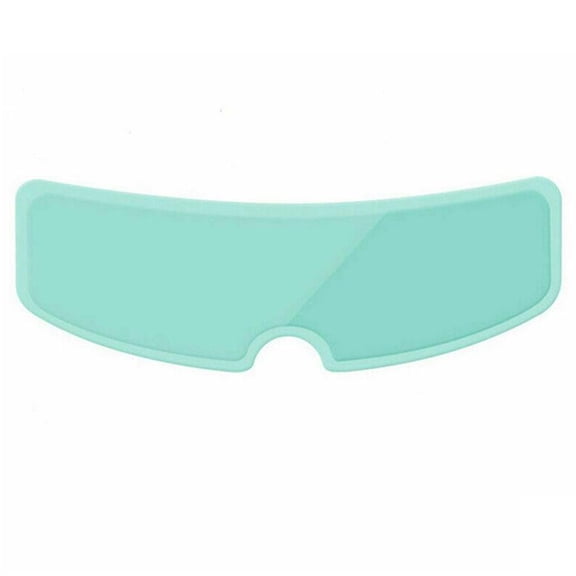 BIMZUC Universal Anti Fog Rainproof Helmet Shield Film, Clear View Protection Sticker Lens Shield For Motorcycle Visor, Light Green, 10.24 inches / 26 cm