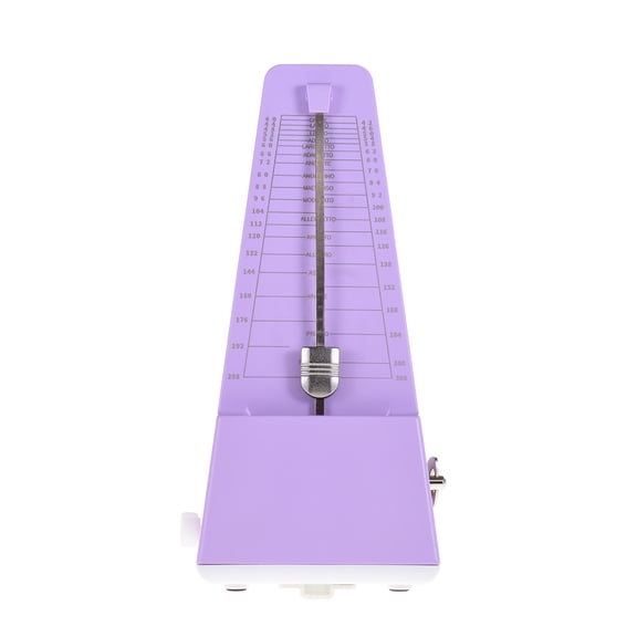 BIMZUC Universal Mechanical Metronome ABS Material for Guitar Violin Piano Drum Practice Tool, Purple, 7.9 in / 20.1 cm