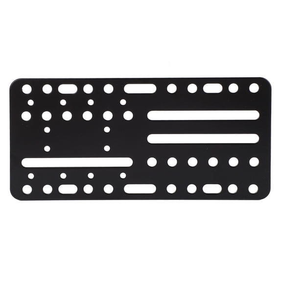 BIMZUC Universal USB Handbrake Desk Mount Plate Bracket for Racing Game Simulators, Stainless Steel Support Compatible with Logitech G27 G25 G29 920 923 T500 (9.45 in / 24 cm)