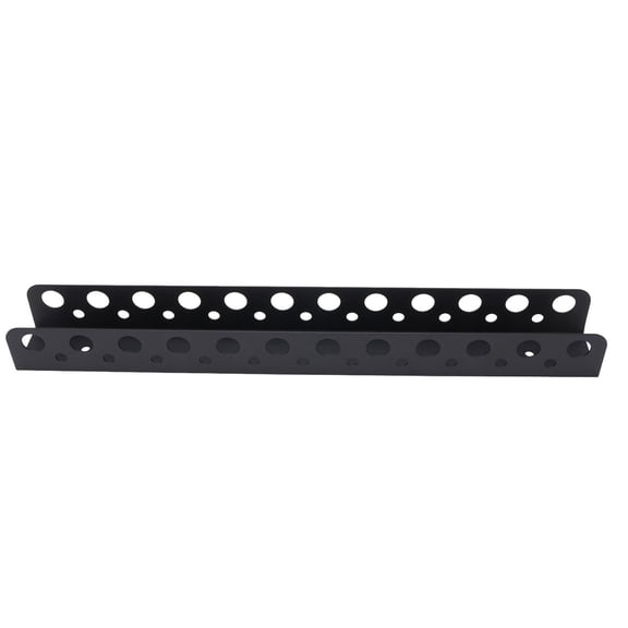 BIMZUC Wall Mount Screwdriver Organizer 2 in 1 Alloy Steel Tool Holder Rack for Pliers Heavy Duty Garage Workspace Storage 15.75 inches / 40.0 cm Capacity