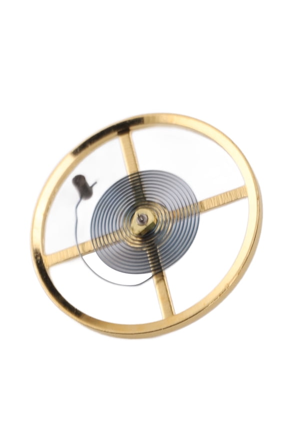 Watch Balance Wheel with Hairspring Replacement for 3135 Movement Professional Watchmaker Repair Part Metal Tool Kit Accessory (2.76 inches / 7.00 cm) Precision Accuracy Component