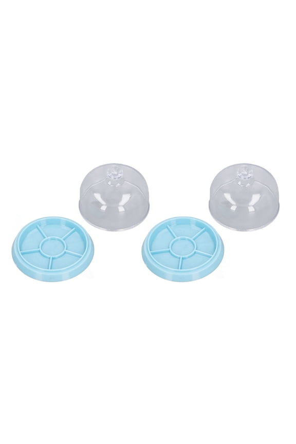 Watch Parts Dust Cover 6 Slots Movement Accessories Organizer Tray Watchmaker Tool Kit Dustsheet Cover Holder Case Repair Accessory (3.94 inches / 10 cm, 2 Pieces Set)