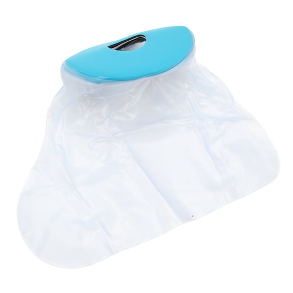 BIMZUC Water Resistant Foot Cover Reusable Elastic Ankle Protector for Adults, Durable PVC Shower Bath Cast Bandage Guard, Universal Fit for Wound Recovery and Daily Hygiene Care, Lightweight Design