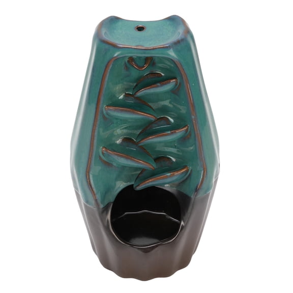 BIMZUC Waterfall Backflow Ceramic Incense Stove Aromatherapy Holder with Mesmerizing Fog Effect for Home, Yoga & Tea Ceremonies