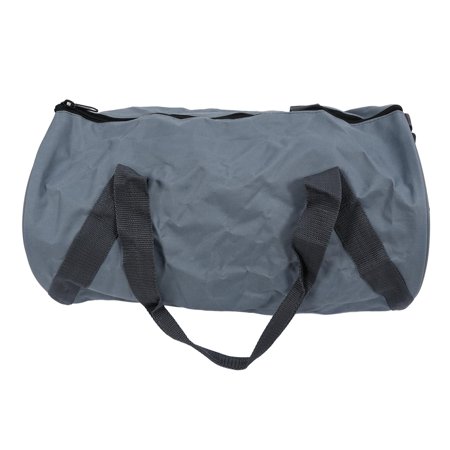 BIMZUC Waterproof Cylindrical Gym & Travel Bag – 11×11×3.15 in., Gray, Oxford Cloth, 0.89?lb, Ideal for Yoga, Fitness & Business Trips