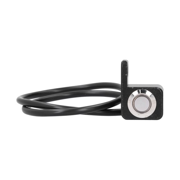 BIMZUC Waterproof Handlebar Switch Headlight Fog Lamp ON-OFF Button 0.4in / 10mm Mount with Red Light Reset Lock (Left Side)