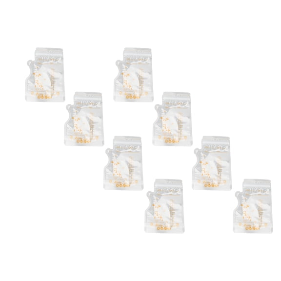 BIMZUC Wearable Breast Pump Silicone Flange Inserts Set, 19mm 21mm 24mm Sizes, with Ten 250ml Breast Milk Storage Bags