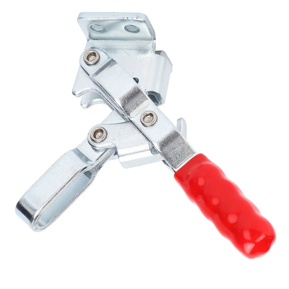 BIMZUC Welding Toggle Clamp GH-12050-U Plunger Stroke Fixture Compressor Quick Release Hand Tool for Lathe Woodworking, 330 lbs Holding Capacity, Galvanized Iron Construction, Silver, 1 Piece