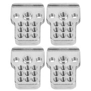 BIMZUC White RC Car Shock Absorber Aluminum Mount Upgrade Parts WPL C14 C24 MN D90 4-Piece Set