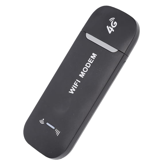 BIMZUC WiFi Modem 4G LTE USB Portable Hotspot Wireless Router for Travel High Speed 8 Connected Devices Black 4.33 inches / 11 cm