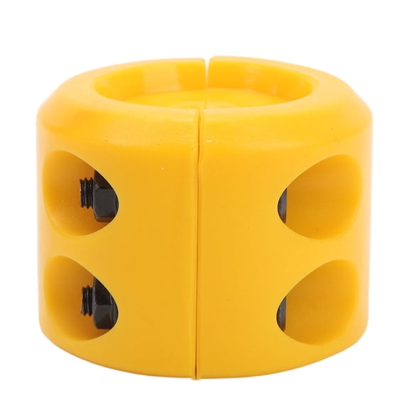 BIMZUC Winch Cable Hook Stopper Rubber Rope Line Hook Buffer with Hex Wrench for ATV UTV SUV ORV Trucks Yellow 3.94 inches / 10 cm