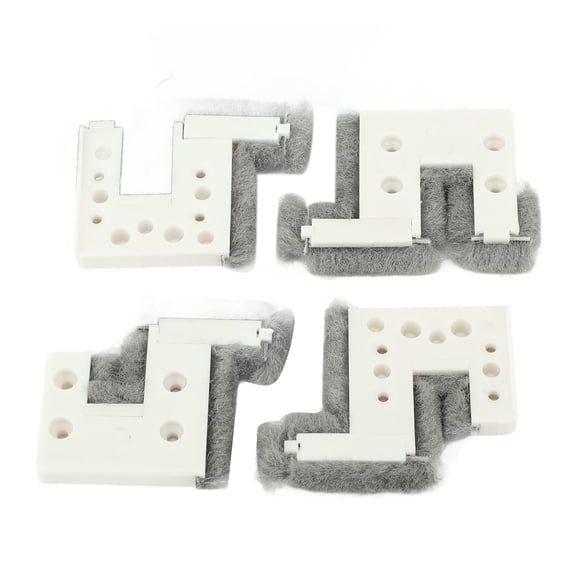 BIMZUC Window Lock Stopper Windproof Dustproof Sealing Block for Home 88 Type Sliding Windows 4 Pack
