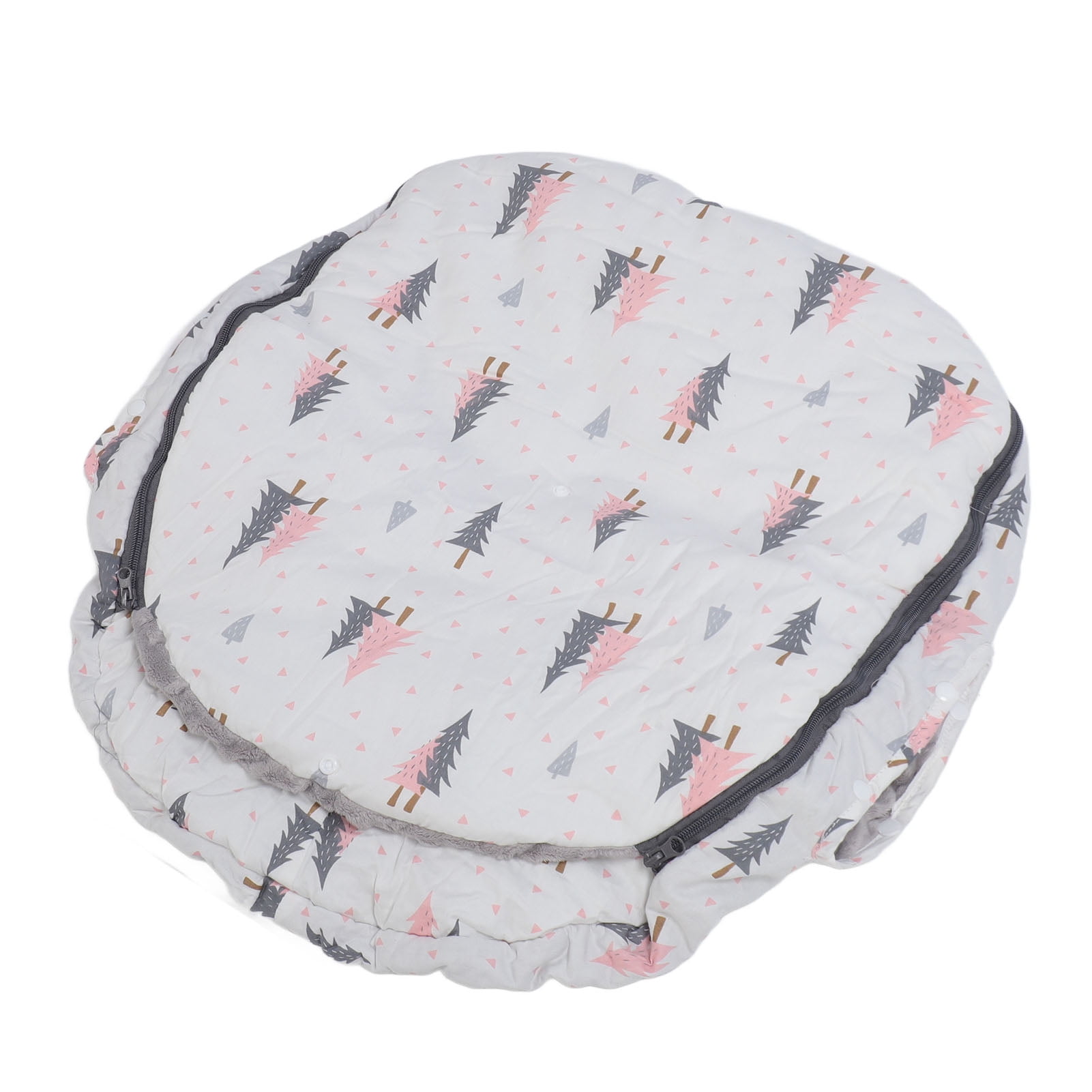 BIMZUC Winter Baby Car Seat Cover, Warm Windproof Waterproof Stroller Canopy, 360 Degree Protection, Tree Printed (13.78 in / 35 cm)