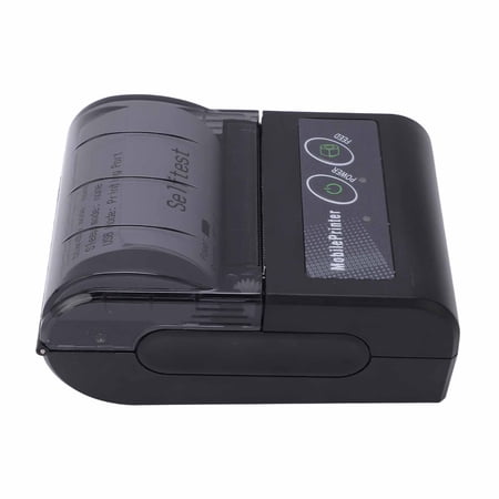 BIMZUC Wireless Bluetooth Thermal Receipt Printer Mini Portable POS Ticket Maker with Built-in 1500mAh Battery for Supermarket Restaurant Retail iOS Android Windows 58mm - US Plug