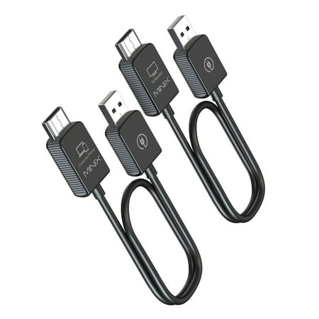 BIMZUC Wireless HD Display Dongle Adapter 1080P Screen Mirroring Receiver (5.9 inches / 15 cm)