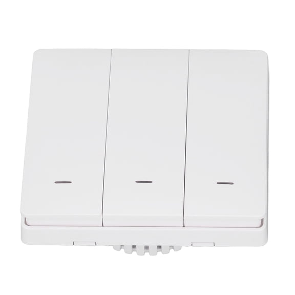 BIMZUC Wireless Light Switch WiFi Voice Remote Control Timing Controller 100-250V for ZigBee (3.54 inches / 9 cm)