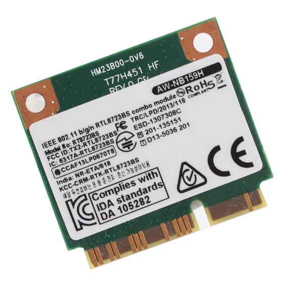 BIMZUC Wireless Network Card 300Mbps High Speed Transmission Support 802.11b/g/n Plug and Play MINI PCIE Network Card