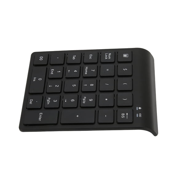 BIMZUC Wireless Numeric Keypad Bluetooth 27 Key Black Fast Data Transfer Gaming Numpad Support Shortcut Keys for Laptop Tablet