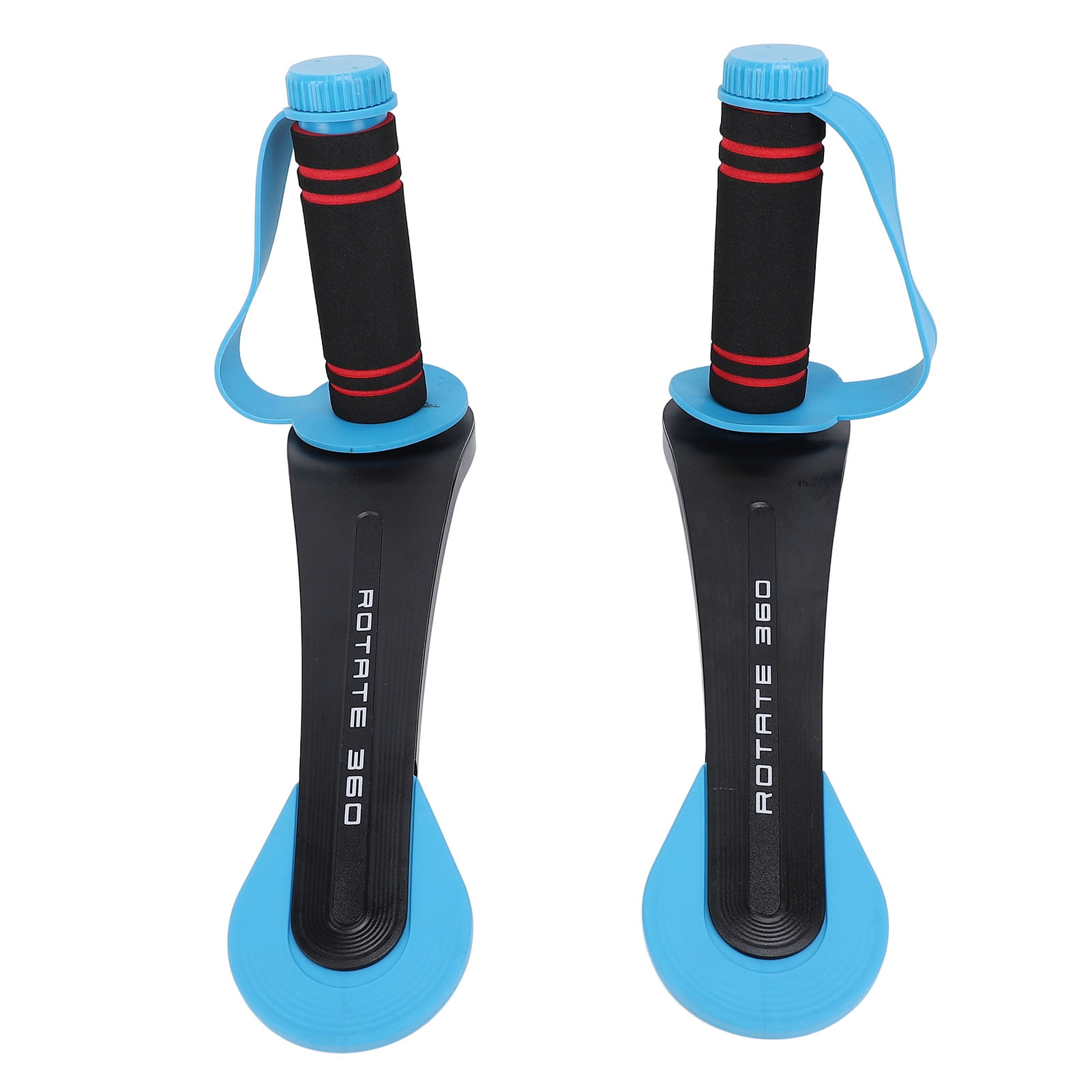 BIMZUC Women's Adjustable Hand Cranked Dumbbells Set Rotating Arm Muscle Training Fitness Equipment 12.60 inches / 32 cm (Sky Blue)