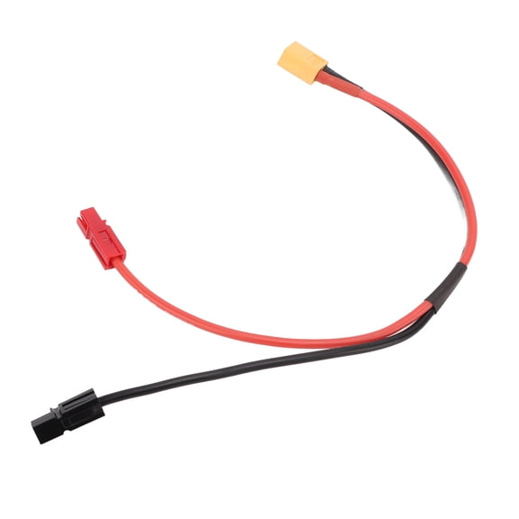 BIMZUC XT60 Connector to Anderson Adapter Cable for Electric Bicycle Conversion Kits - High and Low Temperature Resistance Copper Silica Gel Conductor - Reliable Power Connection (13 inches / 33 cm)