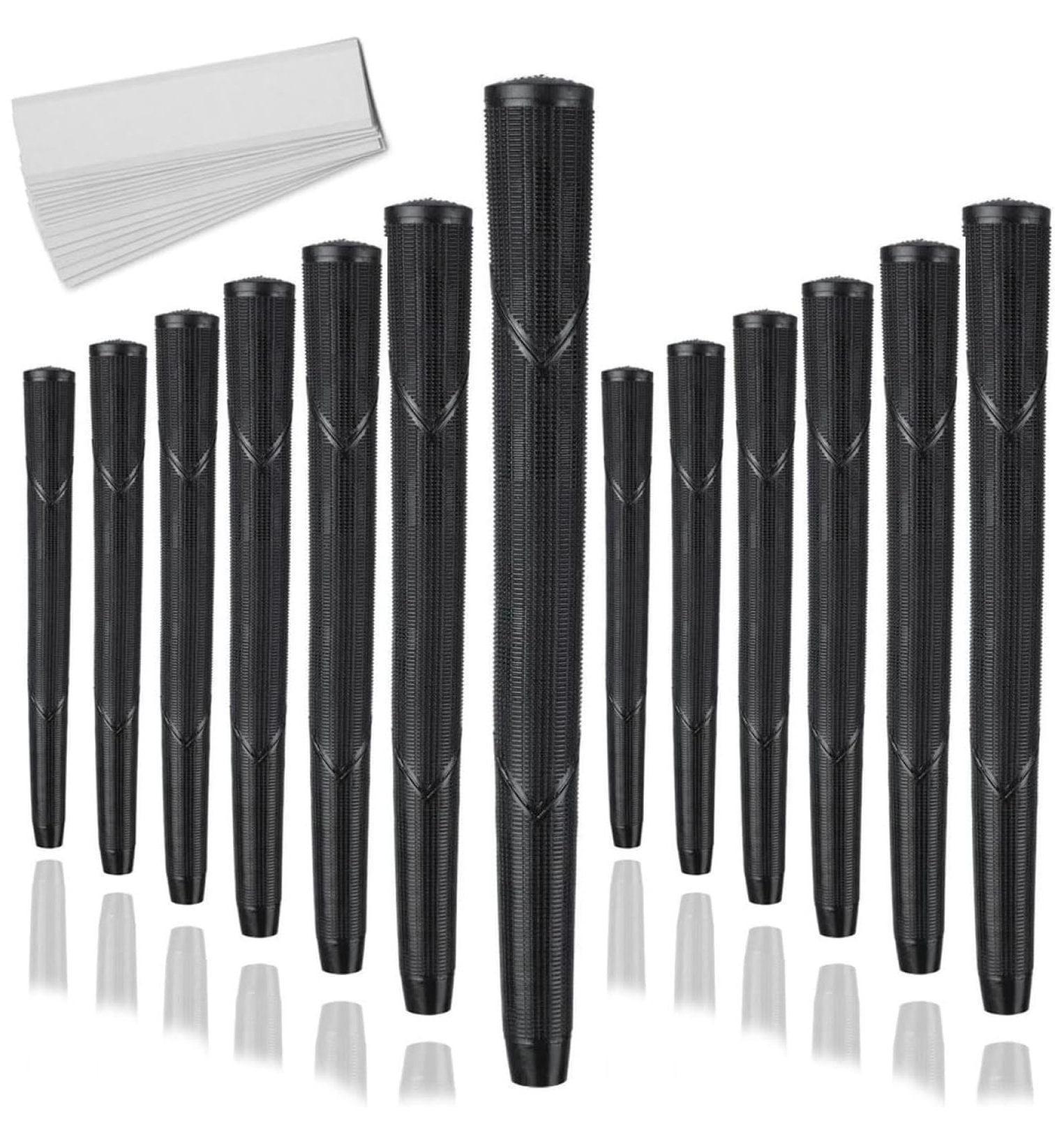 BIN24 Arthritic Golf Grips & Grip Kit, Black +3/32” Oversized, Designed