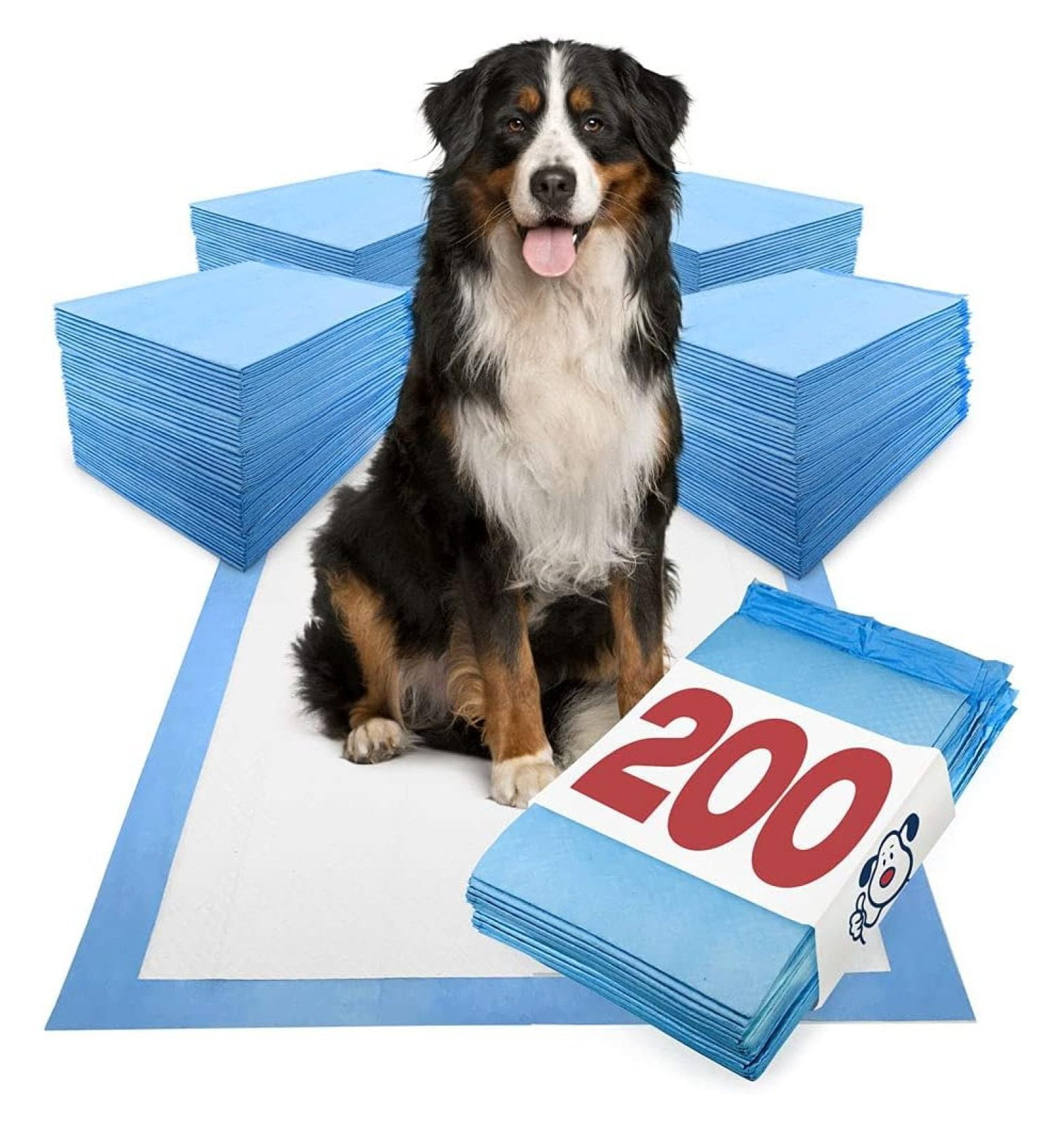 BIN24 Puppy Pads, Extra Large 28x36 Inch, 200 Count Bulk Pack Economy