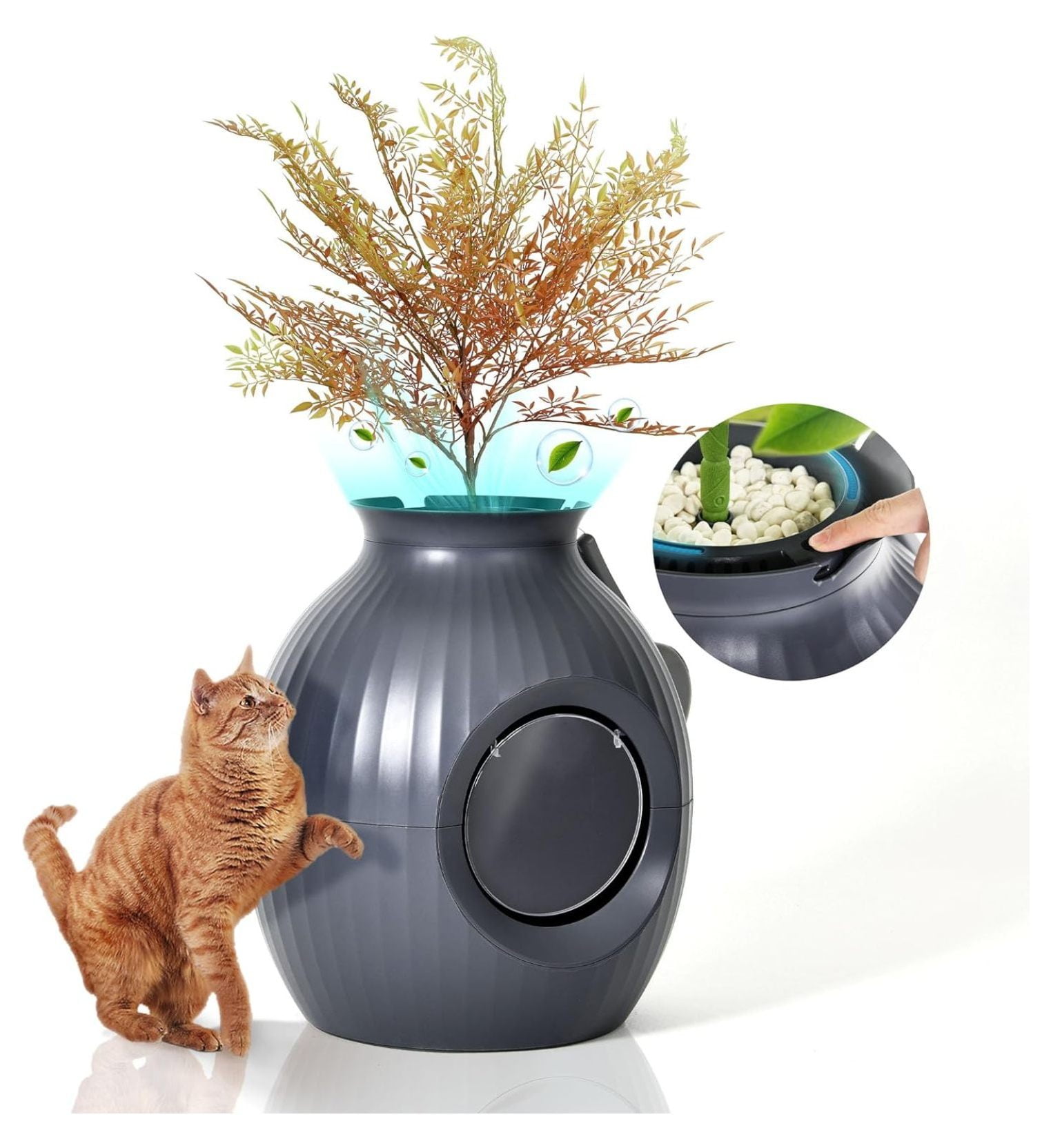 BIN24 Smart Plant Litter Box with Odor Control & Sterilization System