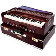 thumbnail image 1 of BINA Multifold Bellow 42 Keys 9 Stopper Portable Harmonium with 3½ Octaves Double Reed, 1 of 5
