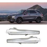 BINB ROAD 2Pcs Turn Signal LED Door Wing Side Mirror Light 0999067301 + 0999067401 Compatible with Mercedes Benz W205 W222 GLE350 GLS450 S450 S550