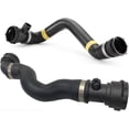 thumbnail image 1 of BINB ROAD Engine Radiator Hose Upper and Lower 1531705223 + 11531705224 Compatible with BMW 525i 528i 530i E39 1995-2003, 1 of 8