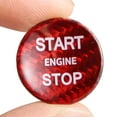 thumbnail image 1 of BINB ROAD Engine Start Stop Push Button Cover Trim Carbon Fiber Compatible with Land Rover Range Rover Discovery Jaguar XJ XK F-PACE XFL XEL,Red, 1 of 8