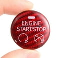 thumbnail image 1 of BINB ROAD Engine Start Stop Push Button Cover Trim Compatible with Ford Mustang 2015-2019, 1 of 6